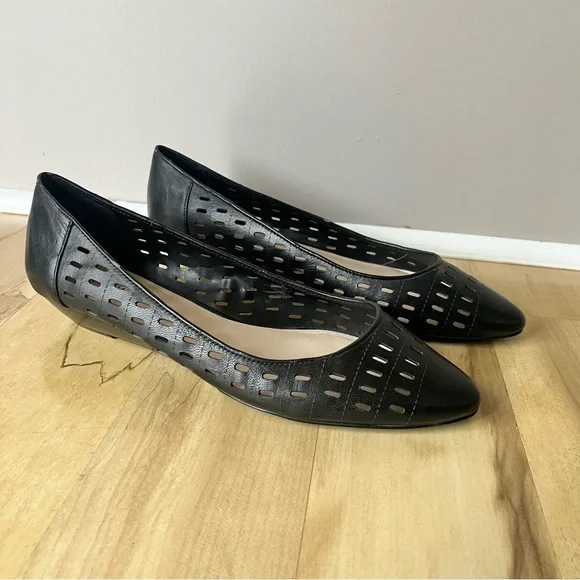 Nine West | Shoes | Vintage Nine West Shoes Womens 95 Black Perforated Wedge 9s Minimalism Preppy | Poshmark Nine West | Shoes | Vintage Nine West Shoes Womens 95 Black Perforated Wedge 9s Minimalism Preppy | Poshmark